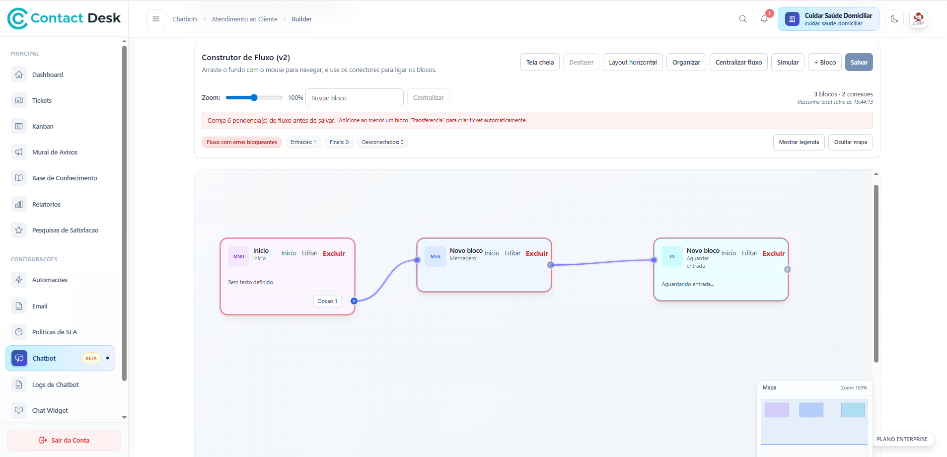Chatbot, omnichannel e atendimento humano